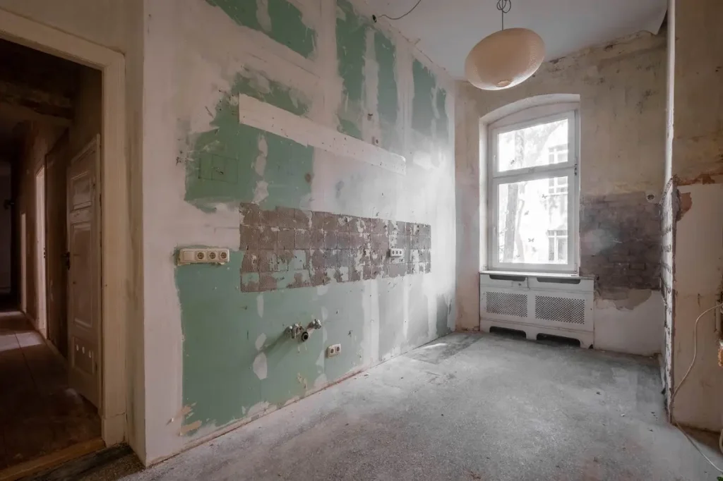 Küchenrenovierung um Altbau